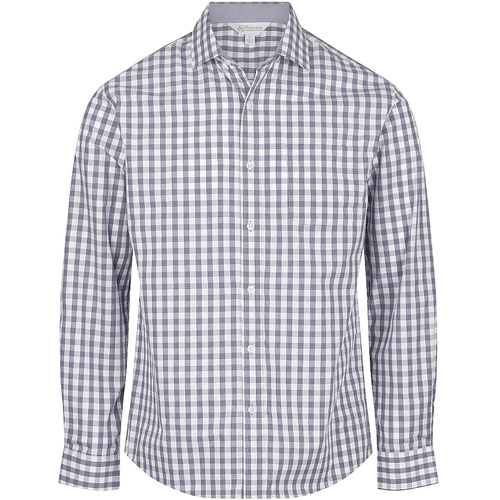 WORKWEAR, SAFETY & CORPORATE CLOTHING SPECIALISTS Mens Devonport Long Sleeve