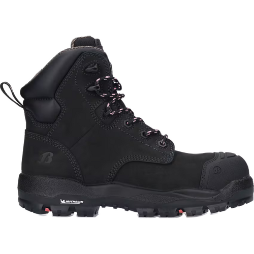 WORKWEAR, SAFETY & CORPORATE CLOTHING SPECIALISTS - Mallee - LADIES 150mm Zip sided steel toe safety boot - (US SIZING)
