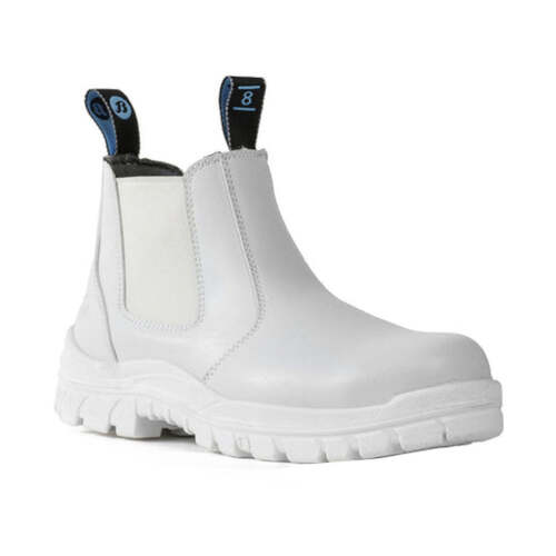 WORKWEAR, SAFETY & CORPORATE CLOTHING SPECIALISTS - Naturals - Hercules - White Rambler Slip on Safety Boot