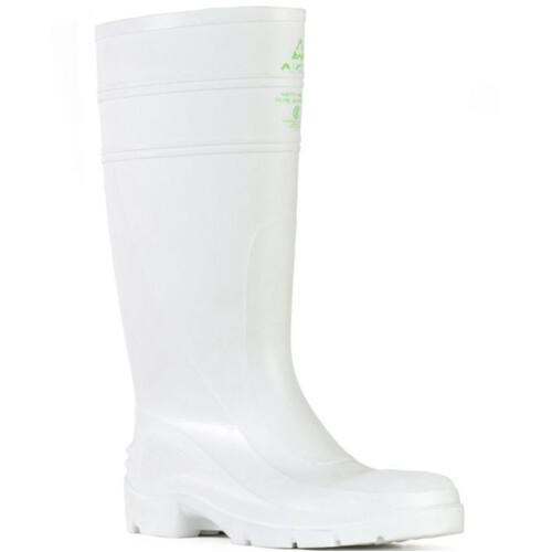 WORKWEAR, SAFETY & CORPORATE CLOTHING SPECIALISTS - Utility Gumboots - Utility 400 - White PVC 400mm Non Safety Gumboot