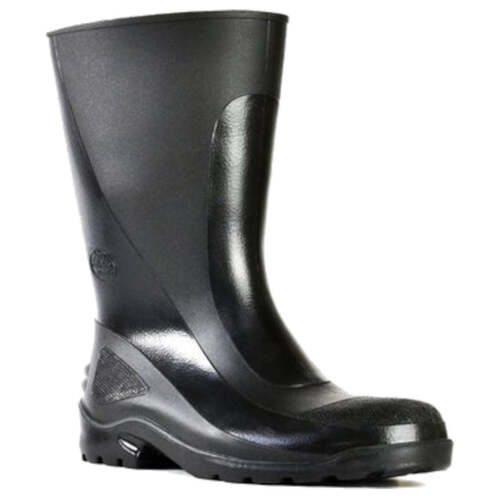 WORKWEAR, SAFETY & CORPORATE CLOTHING SPECIALISTS - Utility Gumboots - Handyman 400 - Black PVC 400mm Non Safety Gumboot