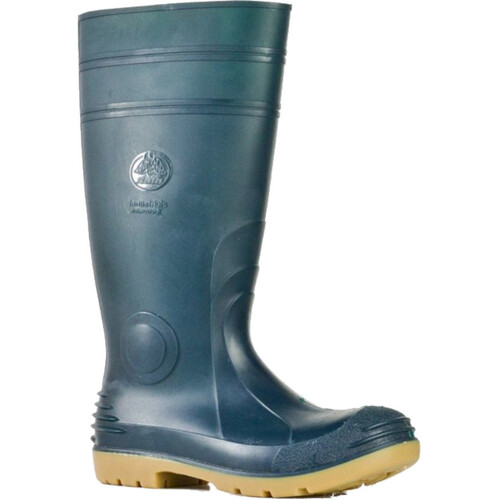 WORKWEAR, SAFETY & CORPORATE CLOTHING SPECIALISTS Jobmaster 2 Gumboots - Green / Gristle PVC 400mm Non Safety Gumboot