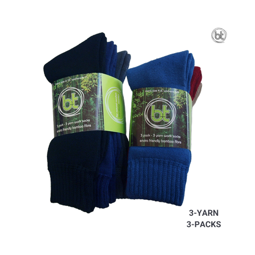 WORKWEAR, SAFETY & CORPORATE CLOTHING SPECIALISTS 3-Yarn 3-Pack Work Sock