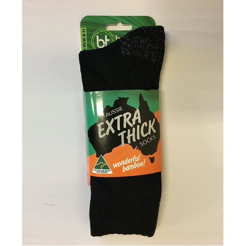 WORKWEAR, SAFETY & CORPORATE CLOTHING SPECIALISTS Aussie Extra Thick Socks - Single Pack
