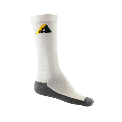 WORKWEAR, SAFETY & CORPORATE CLOTHING SPECIALISTS Bowls Logo White Health Socks