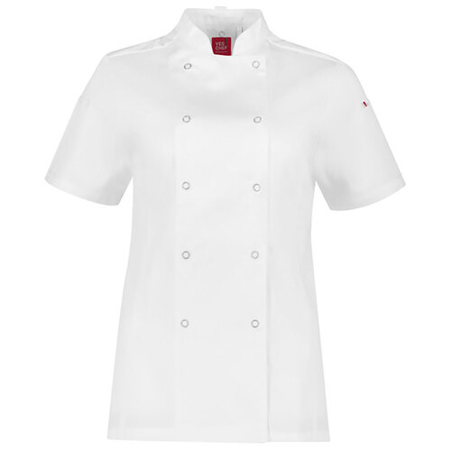WORKWEAR, SAFETY & CORPORATE CLOTHING SPECIALISTS Zest Ladies S/S Chef Jacket