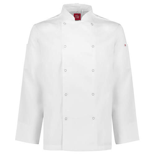 WORKWEAR, SAFETY & CORPORATE CLOTHING SPECIALISTS - Zest Mens L/S Chef Jacket