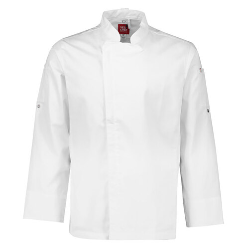 WORKWEAR, SAFETY & CORPORATE CLOTHING SPECIALISTS - Mens Alfresco Long Sleeve Chef Jacket