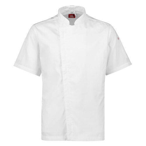 WORKWEAR, SAFETY & CORPORATE CLOTHING SPECIALISTS - Mens Alfresco Short Sleeve Chef Jacket