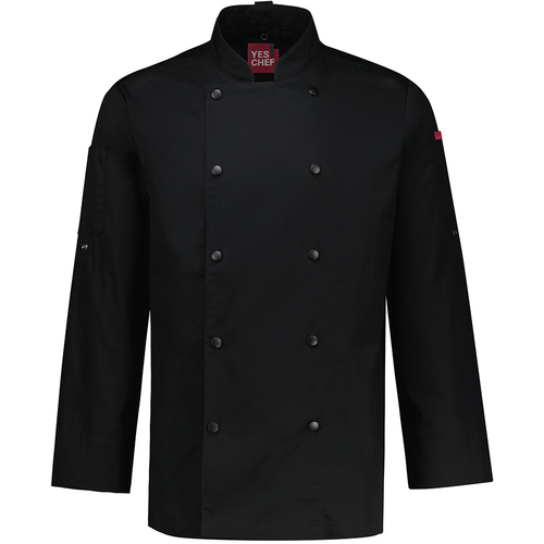 WORKWEAR, SAFETY & CORPORATE CLOTHING SPECIALISTS Mens Gusto Long Sleeve Chef Jacket