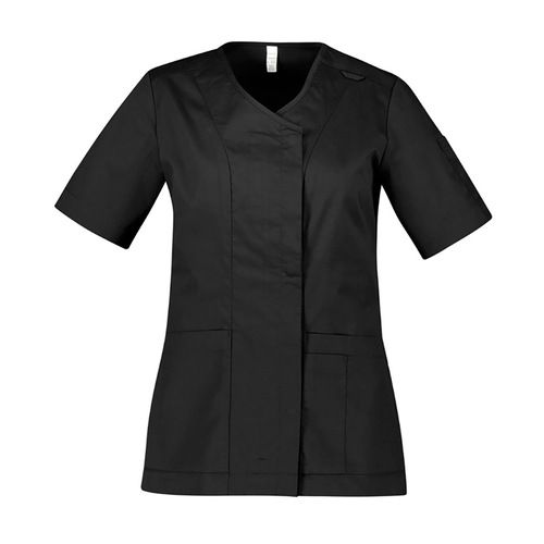 WORKWEAR, SAFETY & CORPORATE CLOTHING SPECIALISTS - Parks Womens Zip Front Scrub Top