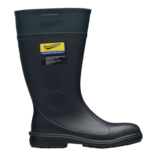 WORKWEAR, SAFETY & CORPORATE CLOTHING SPECIALISTS - 007 - Gumboots Safety - Green armorchem steel toe boot