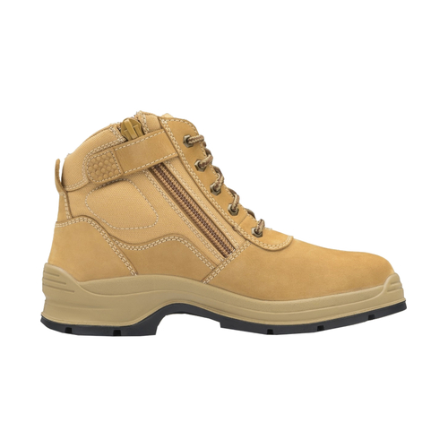 WORKWEAR, SAFETY & CORPORATE CLOTHING SPECIALISTS - 418 - Worklife - Non Safety Wheat nubuck zip side ankle height boot