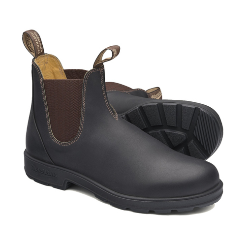 WORKWEAR, SAFETY & CORPORATE CLOTHING SPECIALISTS - 600 - Worklife - Non Safety Stout brown elastic side boot - v cut