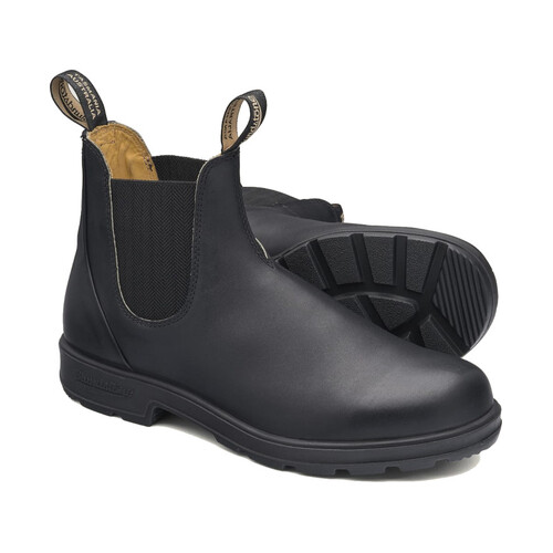 WORKWEAR, SAFETY & CORPORATE CLOTHING SPECIALISTS - 610 - Worklife - Non Safety Black herringbone elastic side boot - v cut