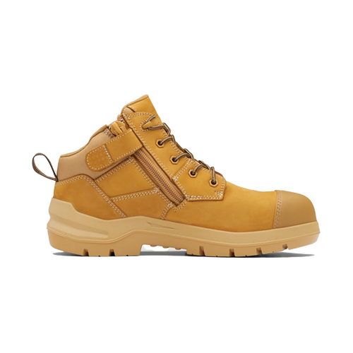 WORKWEAR, SAFETY & CORPORATE CLOTHING SPECIALISTS DuraFit Wheat nubuck anti-static 115mm zip side safety boot
