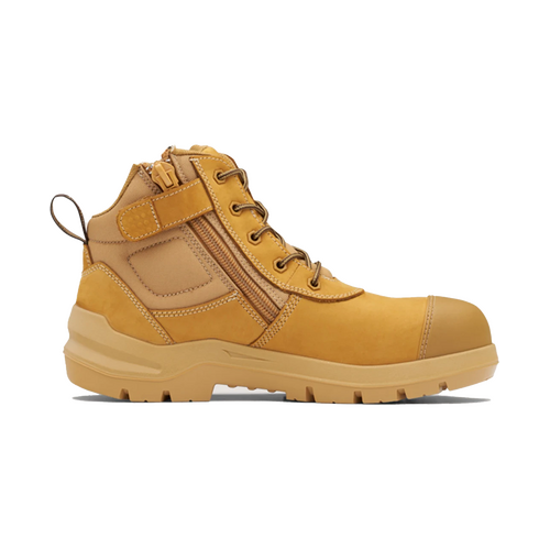 WORKWEAR, SAFETY & CORPORATE CLOTHING SPECIALISTS - DuraFit Wheat nubuck 135mm zip side safety boot