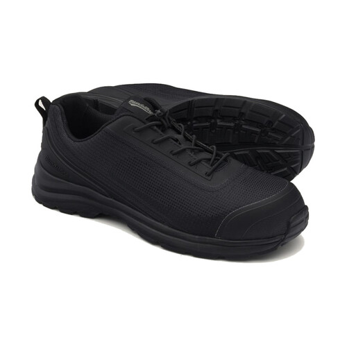 WORKWEAR, SAFETY & CORPORATE CLOTHING SPECIALISTS - Black breathable nylon upper anti-static uniform safety jogger