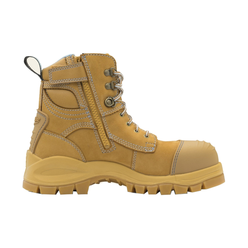 WORKWEAR, SAFETY & CORPORATE CLOTHING SPECIALISTS DISCONTINUED - 892 - Womens Wheat water-resistant nubuck zip side safety boot