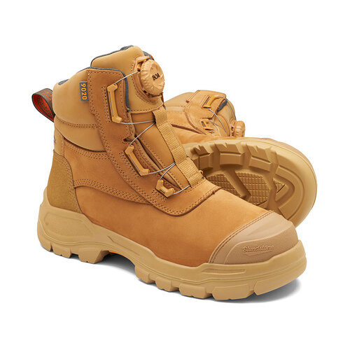 WORKWEAR, SAFETY & CORPORATE CLOTHING SPECIALISTS - 9020 - RotoFlex Wheat water-resistant premium nubuck 150mm Boa® Lacing safety boot