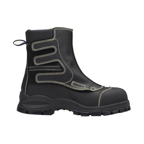 WORKWEAR, SAFETY & CORPORATE CLOTHING SPECIALISTS - 981 - SPECIALTY APPLICATIONS - Black flame retardant smelter boot with scuff cap