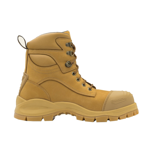 WORKWEAR, SAFETY & CORPORATE CLOTHING SPECIALISTS DISCONTINUED - 998 - XFOOT RUBBER - Wheat nubuck leather lace up 150mm ankle boot