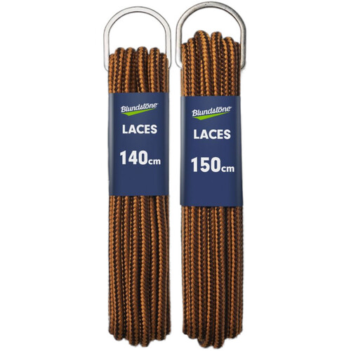 WORKWEAR, SAFETY & CORPORATE CLOTHING SPECIALISTS Laces - round, tan/brown, polyester. 150cm length for sizes 8 - 13