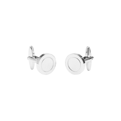 WORKWEAR, SAFETY & CORPORATE CLOTHING SPECIALISTS - Cufflinks - Round Nickel