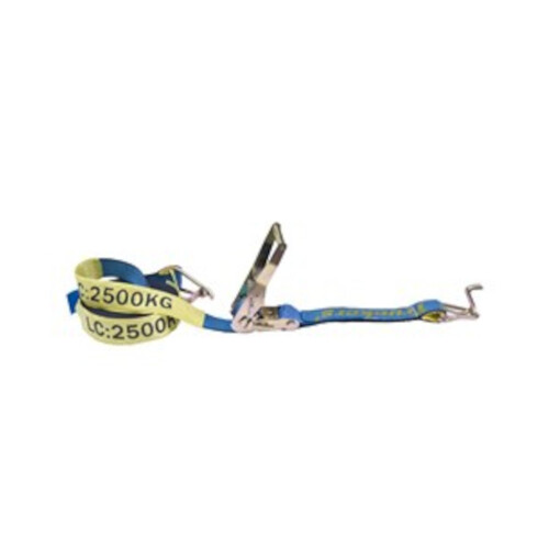 WORKWEAR, SAFETY & CORPORATE CLOTHING SPECIALISTS Ratchet Assembly 50mm x 8mtr C/W Double J Hooks LC 2500KG