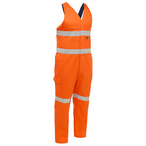 WORKWEAR, SAFETY & CORPORATE CLOTHING SPECIALISTS - TAPED HI VIS ACTION BACK OVERALL