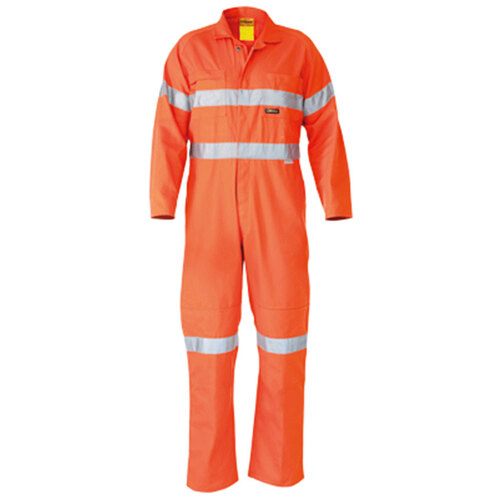 WORKWEAR, SAFETY & CORPORATE CLOTHING SPECIALISTS - HI VIS LIGHTWEIGHT COVERALLS 3M REFLECTIVE TAPE