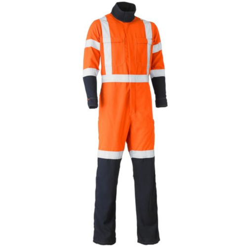 WORKWEAR, SAFETY & CORPORATE CLOTHING SPECIALISTS TENCATE TECASAFE  PLUS 700 X TAPED HI VIS TTMC-W FR VENTED COVERALL