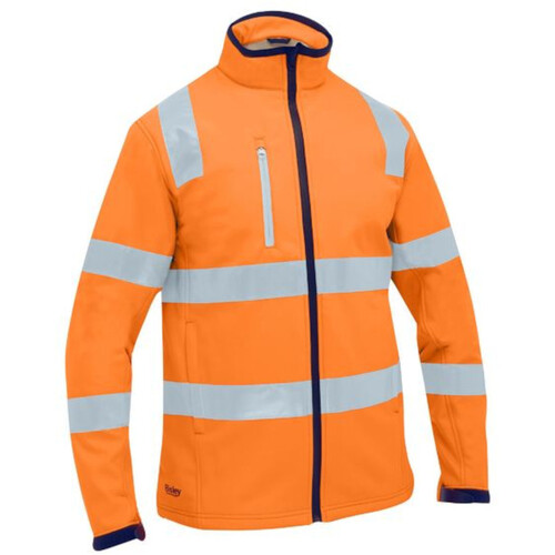 WORKWEAR, SAFETY & CORPORATE CLOTHING SPECIALISTS - TAPED HI VIS SOFT SHELL JACKET