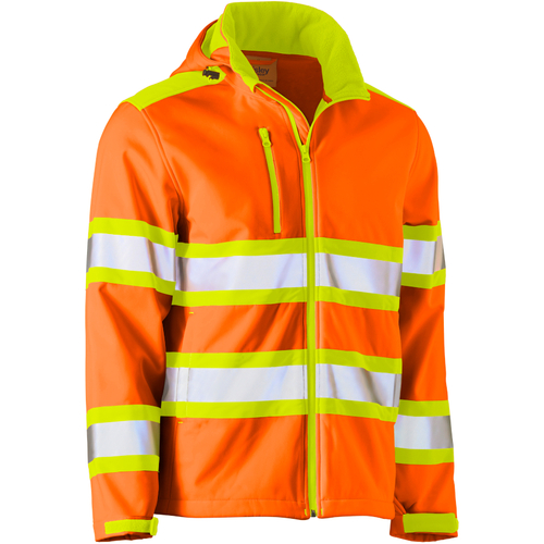 WORKWEAR, SAFETY & CORPORATE CLOTHING SPECIALISTS TAPED DOUBLE HI VIS SOFTSHELL JACKET
