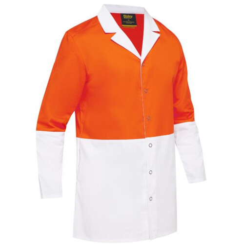 WORKWEAR, SAFETY & CORPORATE CLOTHING SPECIALISTS - TWO TONE HI VIS DUST COAT