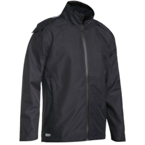 WORKWEAR, SAFETY & CORPORATE CLOTHING SPECIALISTS LIGHTWEIGHT MINI RIPSTOP RAIN JACKET WITH CONCEALED HOOD (WATERPROOF)