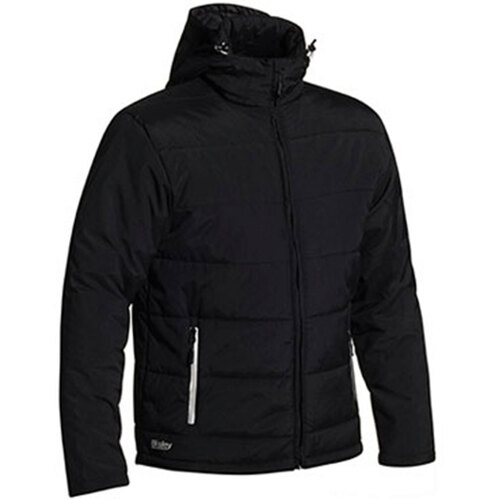 WORKWEAR, SAFETY & CORPORATE CLOTHING SPECIALISTS PUFFER JACKET WITH ADJUSTABLE HOOD