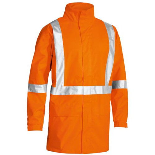 WORKWEAR, SAFETY & CORPORATE CLOTHING SPECIALISTS X TAPED HI VIS RAIN SHELL JACKET