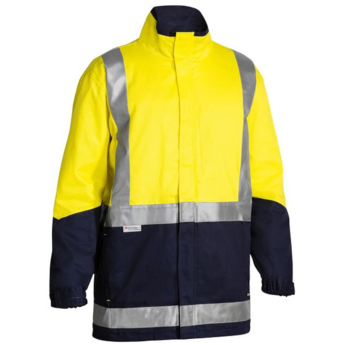 WORKWEAR, SAFETY & CORPORATE CLOTHING SPECIALISTS - TAPED HI VIS 3 IN 1 DRILL JACKET