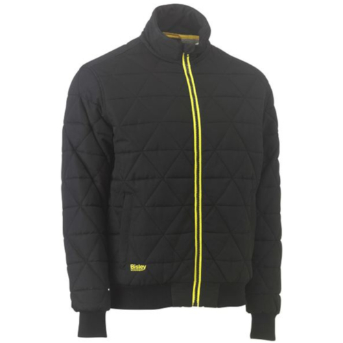 WORKWEAR, SAFETY & CORPORATE CLOTHING SPECIALISTS DIAMOND QUILTED BOMBER JACKET