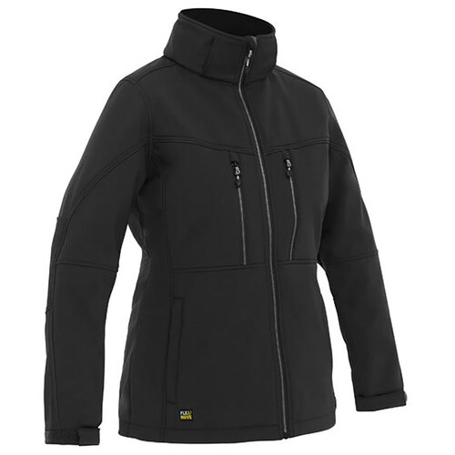 WORKWEAR, SAFETY & CORPORATE CLOTHING SPECIALISTS - WOMENS FLX & MOVE HOODED SOFT SHELL JACKET