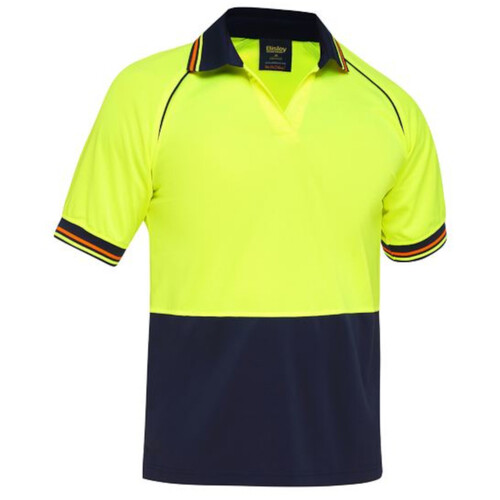 WORKWEAR, SAFETY & CORPORATE CLOTHING SPECIALISTS TWO TONE HI VIS SHORT SLEEVE POLO