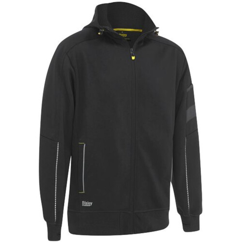 WORKWEAR, SAFETY & CORPORATE CLOTHING SPECIALISTS - ZIP-FRONT WORK FLEECE HOODIE