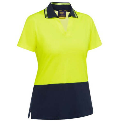 WORKWEAR, SAFETY & CORPORATE CLOTHING SPECIALISTS - WOMEN S HI VIS V-NECK POLO