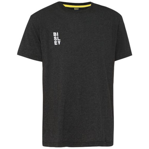 WORKWEAR, SAFETY & CORPORATE CLOTHING SPECIALISTS - BISLEY COTTON VERTICAL LOGO TEE