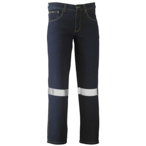 WORKWEAR, SAFETY & CORPORATE CLOTHING SPECIALISTS - 3M TAPED ROUGH RIDER STRETCH DENIM JEAN