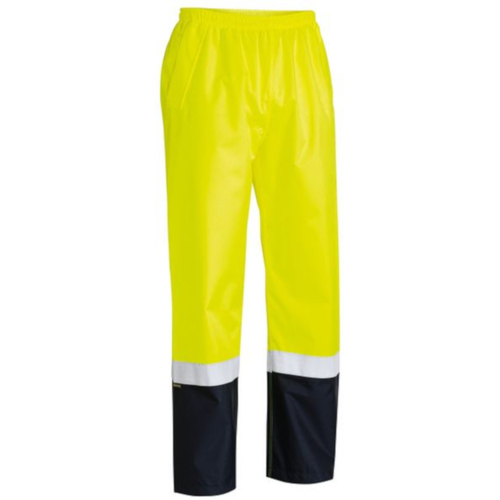 WORKWEAR, SAFETY & CORPORATE CLOTHING SPECIALISTS - TAPED HI VIS RAIN SHELL PANT