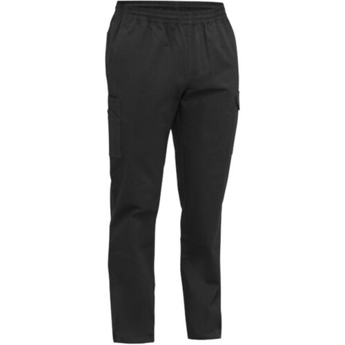 WORKWEAR, SAFETY & CORPORATE CLOTHING SPECIALISTS STRETCH COTTON DRILL ELASTIC WAIST CARGO PANT