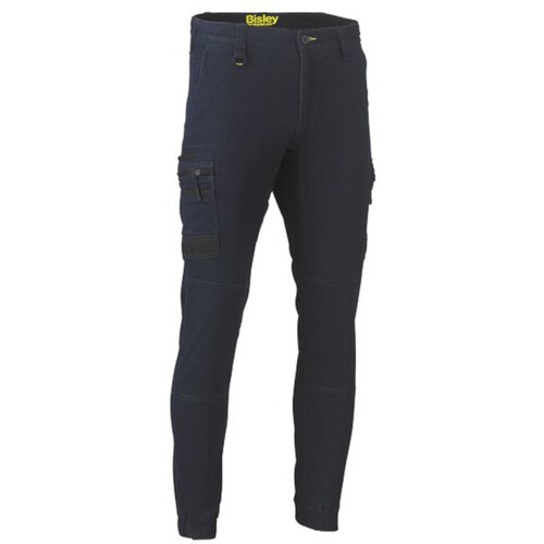WORKWEAR, SAFETY & CORPORATE CLOTHING SPECIALISTS - FLEX AND MOVE  STRETCH DENIM CARGO CUFFED PANTS