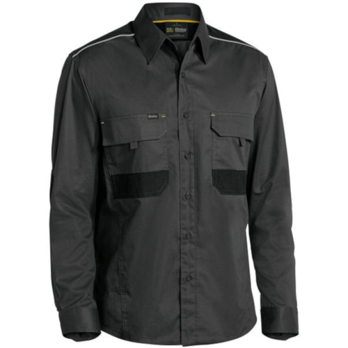 WORKWEAR, SAFETY & CORPORATE CLOTHING SPECIALISTS - FLEX & MOVE  MECHANICAL STRETCH SHIRT - LONG SLEEVE